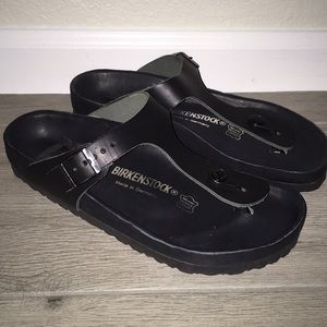 Women’s Black Birkenstock Thong